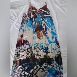 Anama Blue and Brown dress